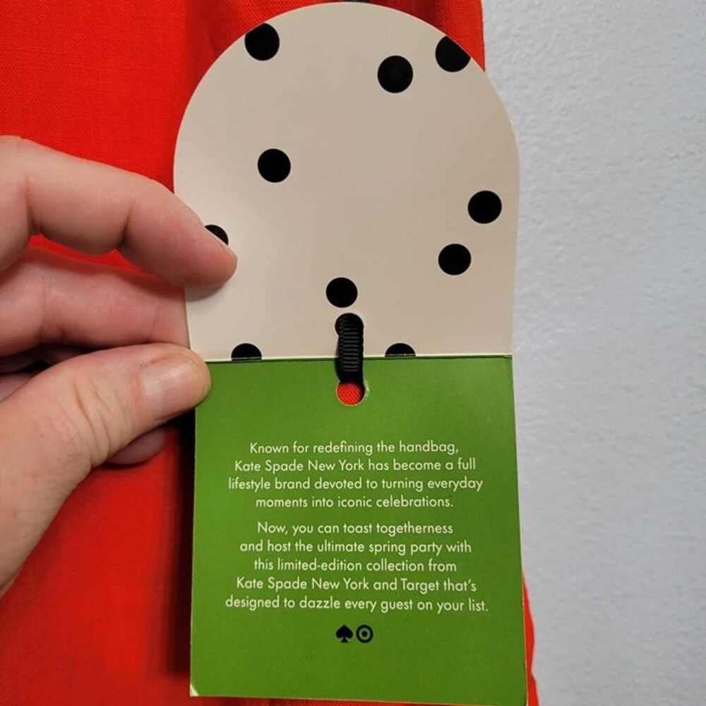 Kate Spade Bright Orange Sleeveless Mini Dress - Picture 4 of 9